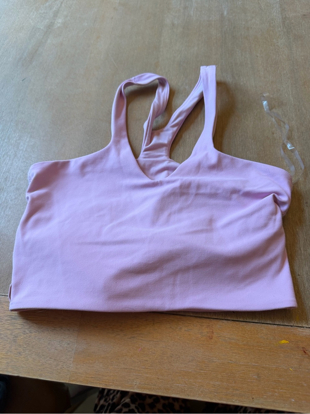 lululemon athletica Light Pink Racerback Sports Bra